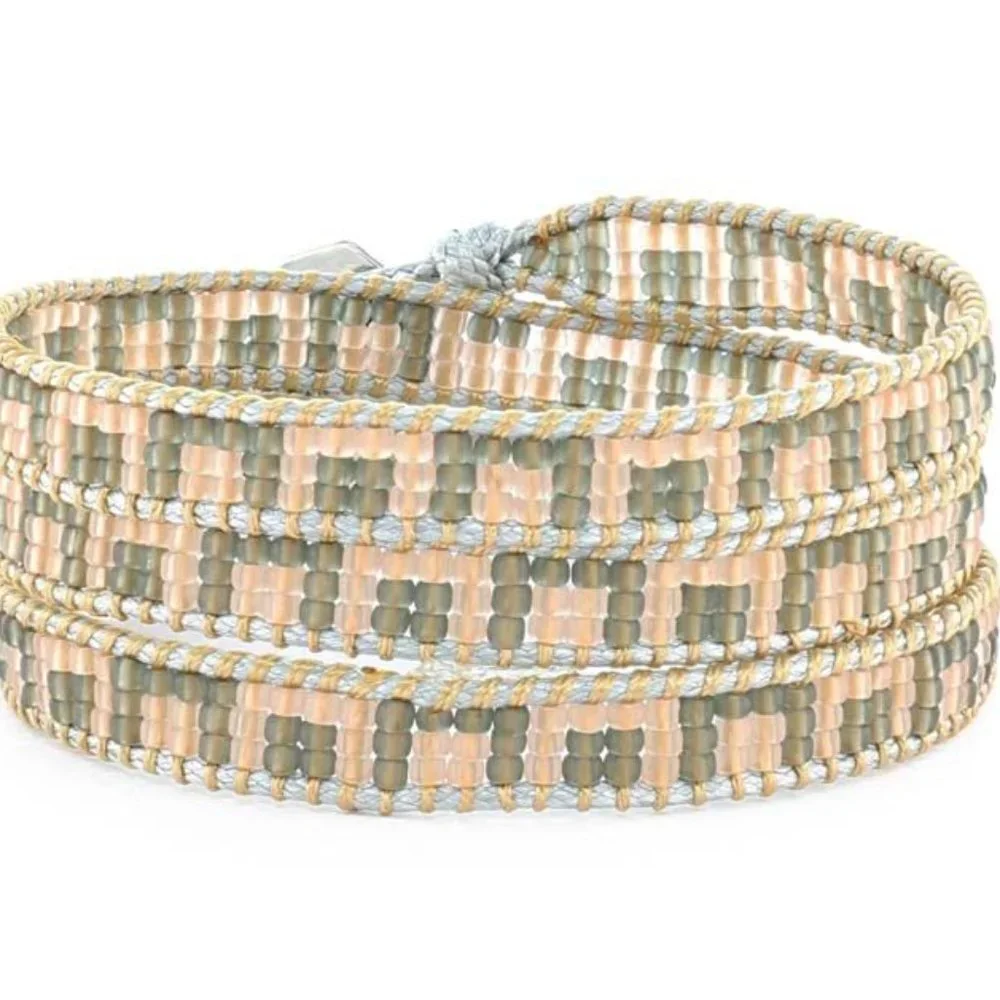 Handmade Miyuki Beads 3 Wraps Bracelet NEW